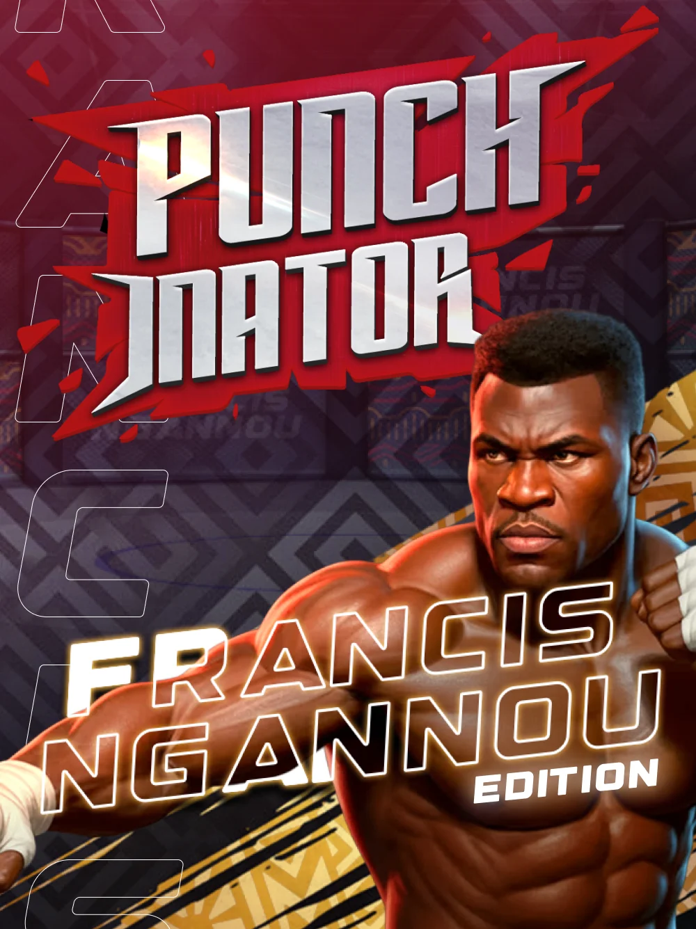 Arte de juego con carácter fuerte y ritmo de acción explosiva.